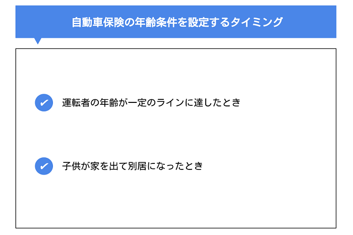 自動車保険の年齢条件とは 保険料を安く抑える方法を徹底解説 Compass Times 保険コンパス